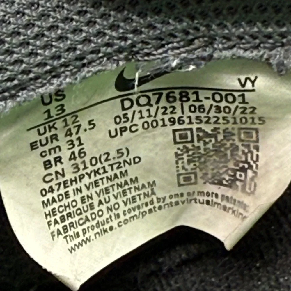 Nike Dunk Low Halloween Iron Grey Men's Size 13 Grey Green DQ7681-001 Retro